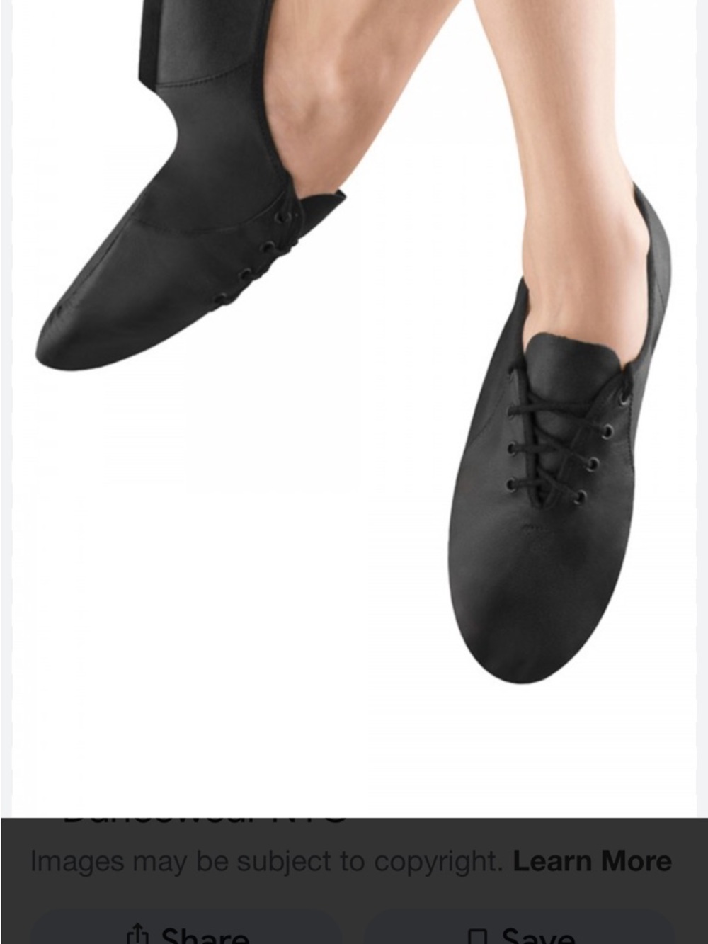 Spotlights Black Kids Lace-Up Jazz Shoes - Classic Dance Sneaker